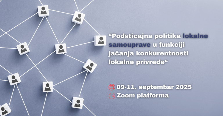 Radionica SKGO: Podsticajna politika lokalne samouprave za jačanje konkurentnosti privrede