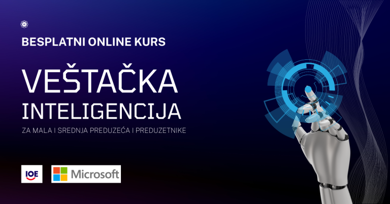 Besplatni online kurs - veštačka inteligencija za MSP