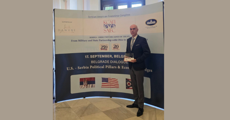 Miloš Nenezić dobitnik nagrade Kongresa srpsko-američkog prijateljstva
